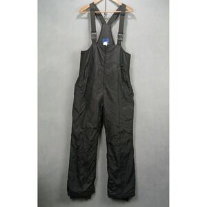Sport Essentials Snow Bib Mens Large Black Water Proof Buckle Strap Snowboard
